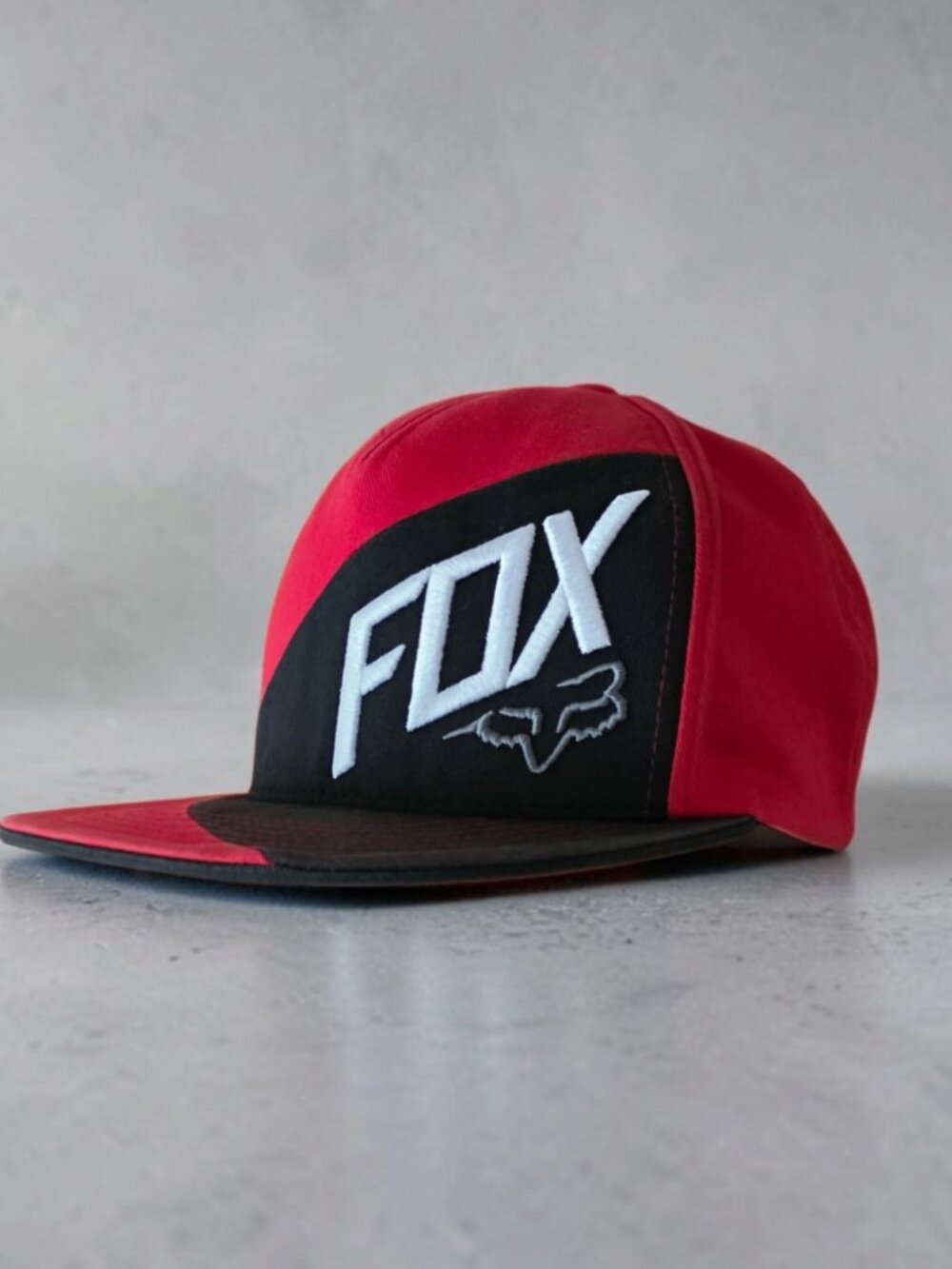 NWOT FOX RACING (OSFA) Motocross Supercross Flat Bill 100% Cotton Ball Cap